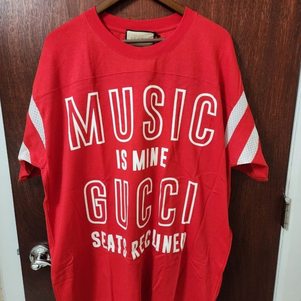 Gucci Vibrant Red Cotton Jersey T-Shirt